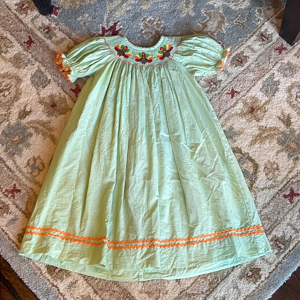 Stellybelly Thanksgiving Turkey Dress size 4T